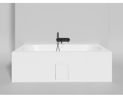 Ванна из искусственного камня Salini Ornella Axis Kit 190х90 103512G Белая глянцевая