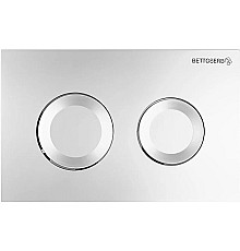 Клавиша смыва Bettoserb Sava Fix Slim Sitnica 40006468 Хром матовый
