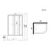 Душевая кабина Niagara Ultra 120x80 L NG-310-01L с гидромассажем