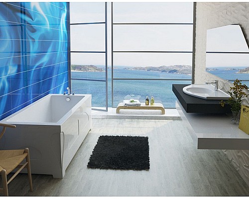 Ванна из искусственного камня STWORKI Ольборг 160x70 ФР-00014087 без гидромассажа