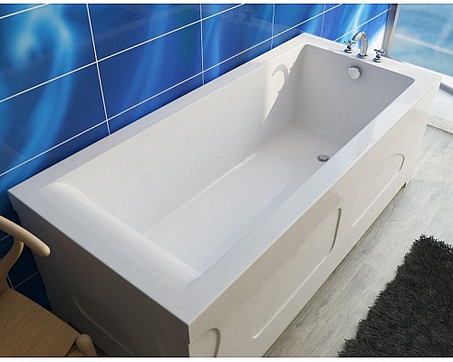 Ванна из искусственного камня STWORKI Ольборг 180x80 ФР-00014092 без гидромассажа