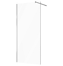 Душевая перегородка STWORKI Берген 100 MV-BE-100-CR профиль Хром глянцевый стекло прозрачное