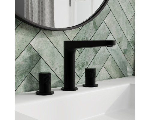 Смеситель для раковины WasserKRAFT Fulda 5235 Черный матовый