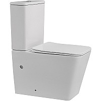 Унитаз компакт Abber Rechteck AC1210 Белый с бачком и сиденьем Микролифт