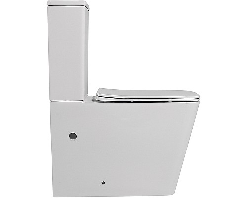 Унитаз компакт Abber Rechteck AC1210 Белый с бачком и сиденьем Микролифт