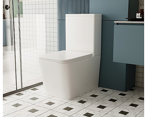 Унитаз компакт Abber Rechteck AC1210 Белый с бачком и сиденьем Микролифт