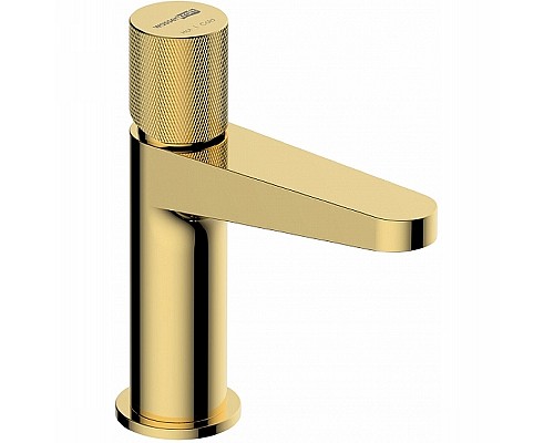 Смеситель для раковины WasserKRAFT Ems 7603 Золото глянцевое