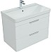 Тумба под раковину Aquanet Ирис new 80 310146 подвесная Белая глянцевая