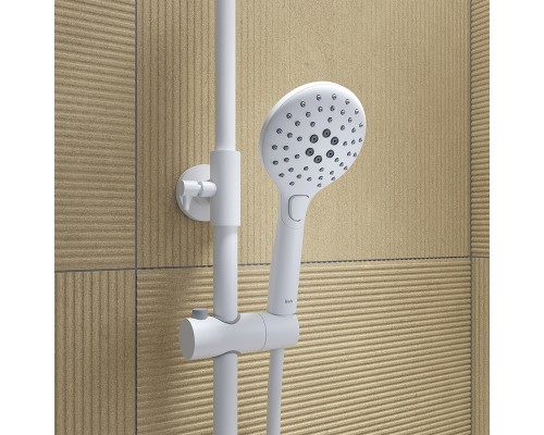 Душевая система Iddis Ray RAYWT3Fi06 Белая матовая