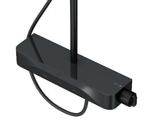 Душевая система AM.PM Func F078F322 с термостатом Черная матовая