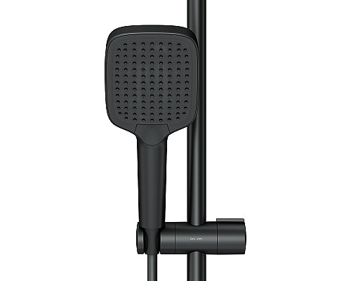 Душевая система AM.PM Func F078F322 с термостатом Черная матовая