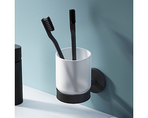 Стакан для зубных щеток AM.PM X-Joy A85A34322 Черный матовый