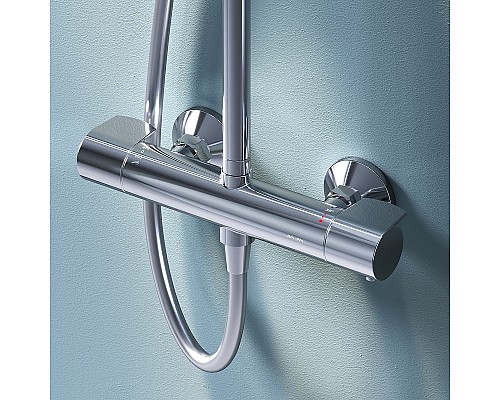 Душевая система AM.PM X-Joy F0785A400 с термостатом Хром
