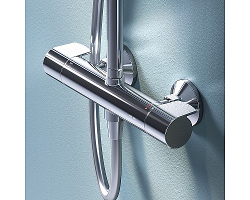 Душевая система AM.PM X-Joy F0785A400 с термостатом Хром