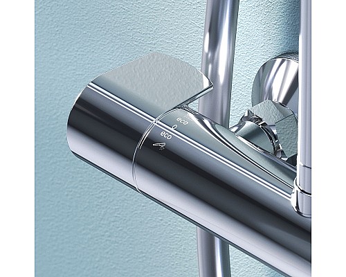 Душевая система AM.PM X-Joy F0785A400 с термостатом Хром