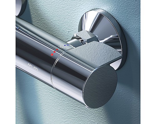 Душевая система AM.PM X-Joy F0785A400 с термостатом Хром