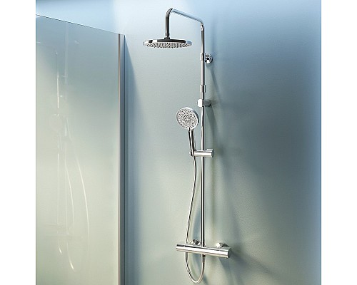 Душевая система AM.PM X-Joy F0785A400 с термостатом Хром