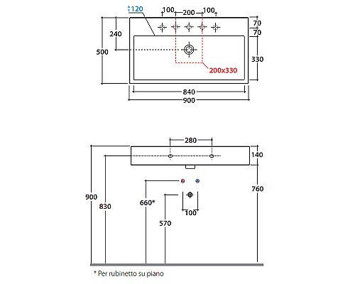 Раковина Globo Classic 90 SCQ911.BI Белая