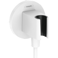 Шланговое подключение Hansgrohe FixFit S Белое матовое