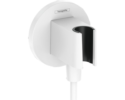 Шланговое подключение Hansgrohe FixFit S Белое матовое