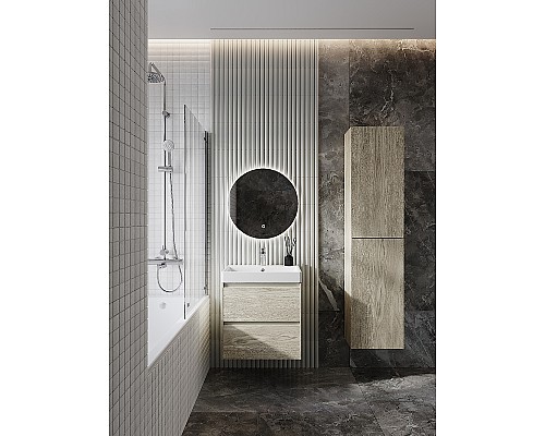 Тумба под раковину Roca Ona 60 A857613512 подвесная Светлый дуб