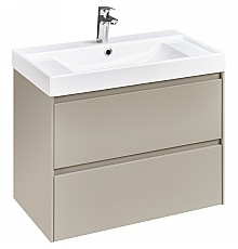 Тумба под раковину Roca Ona 80 A857630510 подвесная Бежево-серый матовый