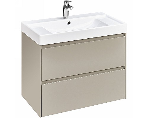 Тумба под раковину Roca Ona 80 A857630510 подвесная Бежево-серый матовый