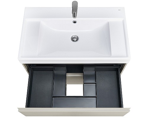 Тумба под раковину Roca Ona 80 A857630510 подвесная Бежево-серый матовый