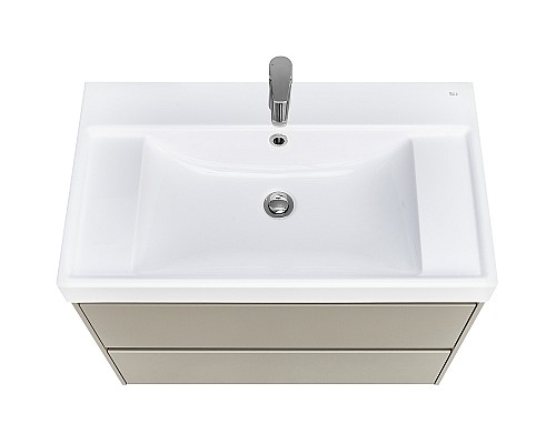 Тумба под раковину Roca Ona 80 A857630510 подвесная Бежево-серый матовый