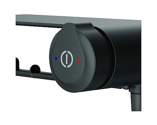 Гигиенический душ со смесителем AM.PM X-Joy TouchReel F0H85A822 Черный матовый