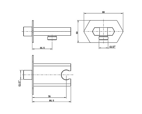 Шланговое подключение Lemark LM3985C Хром