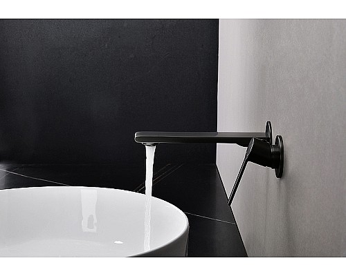 Смеситель для раковины Kaiser Serio 05511-9 Черный матовый