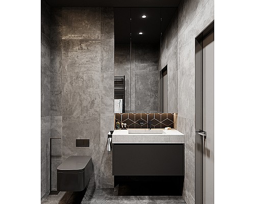 Смеситель для раковины Kaiser Serio 05511-9 Черный матовый