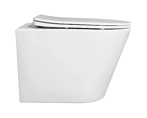 Комплект унитаза с инсталляцией Aquatek Set Aquatek Вега cmp-013 с сиденьем Микролифт и Белой клавишей смыва