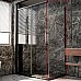 Душевая стенка Veconi Premium Trento PTD-40GR 90 SP40-GR-90-01-C4 профиль Брашированный графит стекло прозрачное