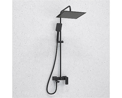 Душевая система WasserKRAFT Abens A277.162.130.BM Черная матовая