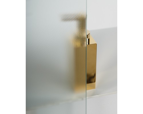 Душевой уголок BelBagno Uno 120х90 UNO-195-AH-2-120/90-P-NERO профиль Черный матовый стекло рифленое