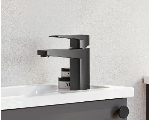 Смеситель для раковины Vitra Root Square A4273136EXP Черный матовый