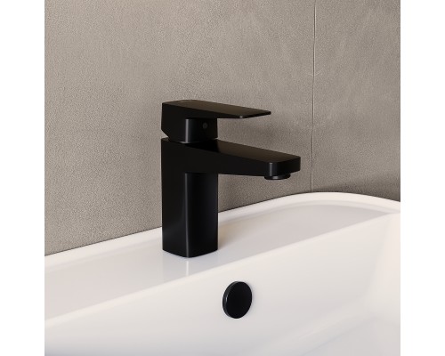 Смеситель для раковины Vitra Root Square A4273136EXP Черный матовый