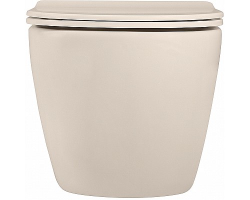 Унитаз Abber Bequem AC1101MBE подвесной Бежевый матовый с сиденьем Микролифт