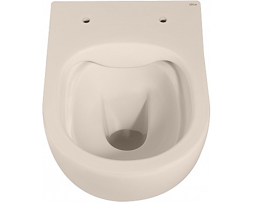 Унитаз Abber Bequem AC1101MBE подвесной Бежевый матовый с сиденьем Микролифт