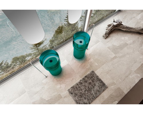 Раковина Abber Kristall 45 AT2701Aquamarin Бирюзовая