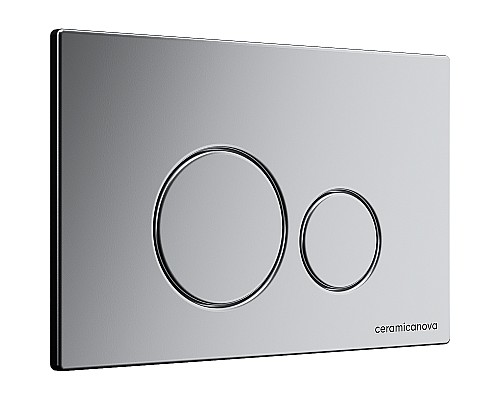 Комплект унитаза с инсталляцией Ceramicanova Play CN3001_1001M_1000 с сиденьем Микролифт и клавишей смыва Хром матовый