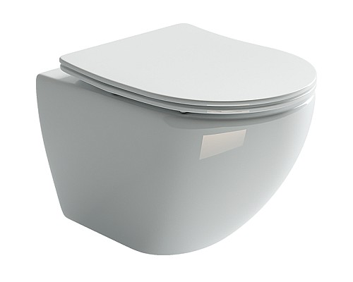 Комплект унитаза с инсталляцией Ceramicanova Metropol CN4002_1002CH_1000 с сиденьем Микролифт и клавишей смыва Хром глянцевый