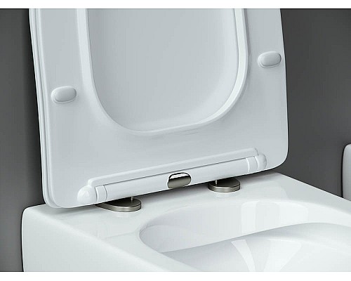 Комплект унитаза с инсталляцией Ceramicanova Metropol CN4002_1002CH_1000 с сиденьем Микролифт и клавишей смыва Хром глянцевый