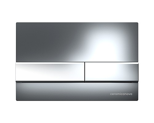 Комплект унитаза с инсталляцией Ceramicanova Metropol CN4002_1002CH_1000 с сиденьем Микролифт и клавишей смыва Хром глянцевый