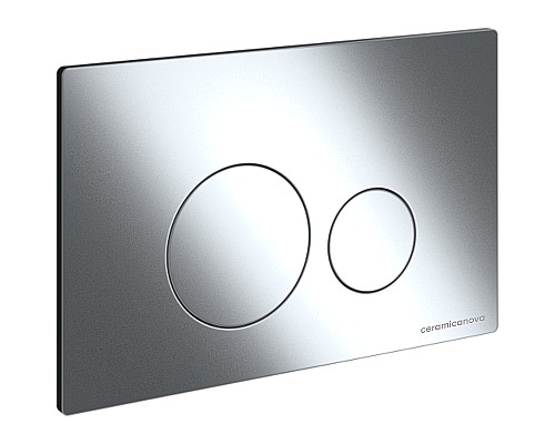 Комплект унитаза с инсталляцией Ceramicanova Balearica CN6000_1001CH_1000 с сиденьем Микролифт и клавишей смыва Хром глянцевый