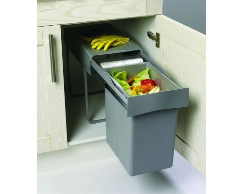 Система сортировки мусора Alveus Albio 20 1x21 L+0.5 L 1090334 Серая