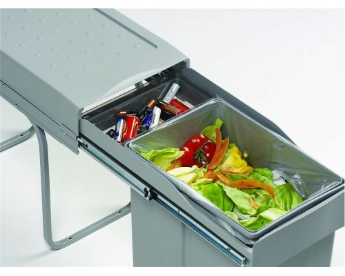 Система сортировки мусора Alveus Albio 20 1x21 L+0.5 L 1090334 Серая