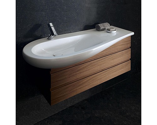 Тумба под раковину Laufen Alessi One 135 4.2436.0.097.630.1 подвесная Орех